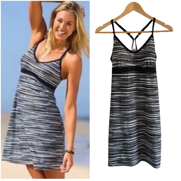 ATHLETA Shorebreak Black & Grey Athletic
Swim & Beach Dress Small - Picture 1 of 11